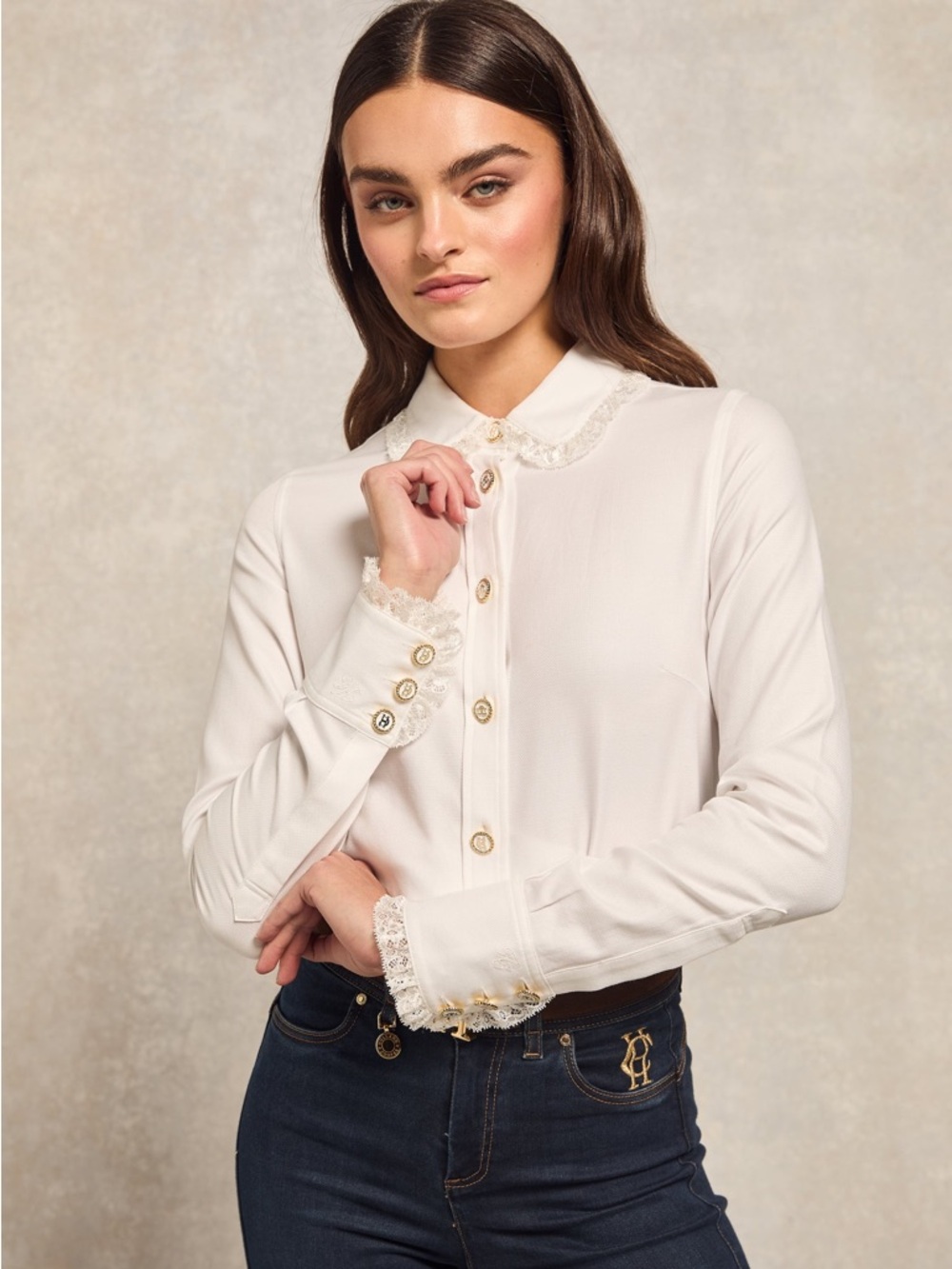 Holland Cooper NWT Rose Shirt size us 10